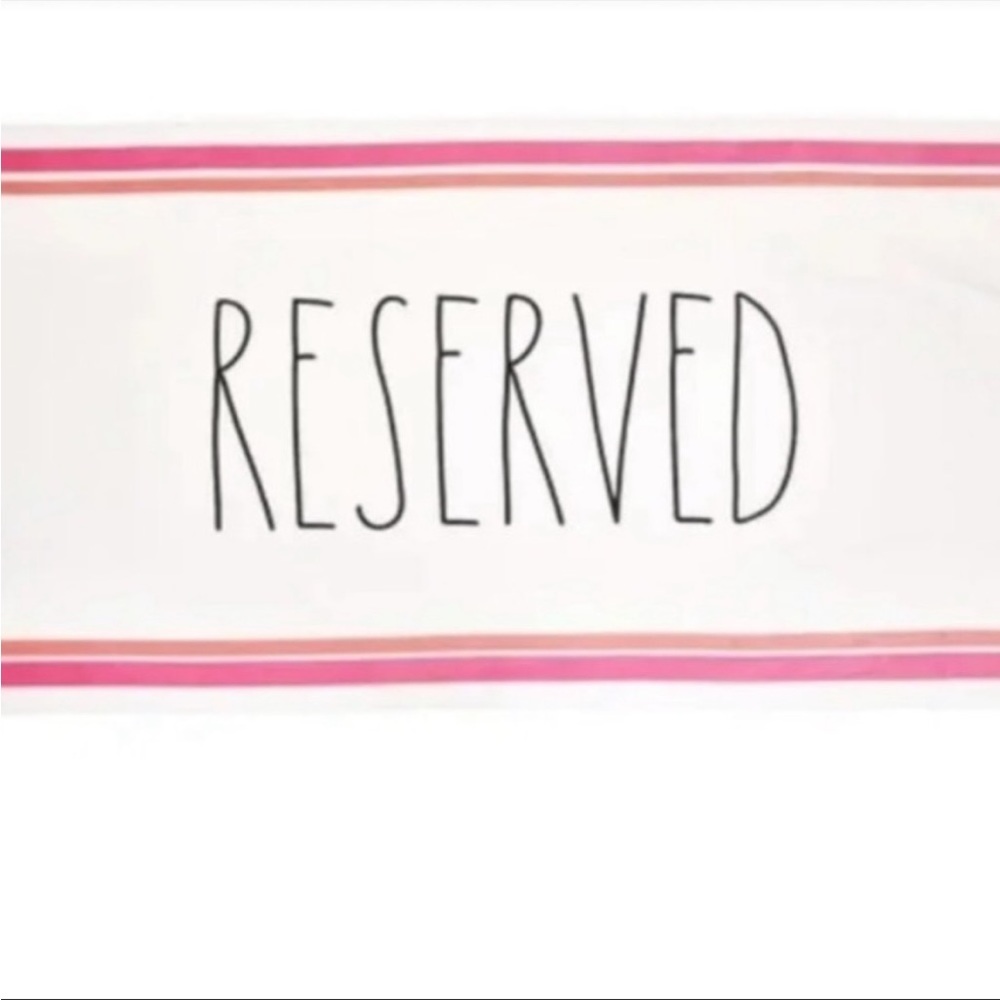 NWT Rae Dunn RESERVED Beach Towel